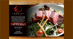Desktop Screenshot of lonniesfusioncuisine.com